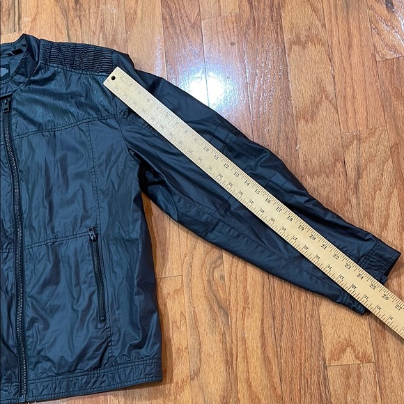 Black Lightweight JacketSize XL Harley Davidson Pockets Shoulder detail Cotton - Picture 2 of 16